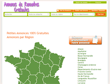 Tablet Screenshot of annonces-rencontres-gratuites.com